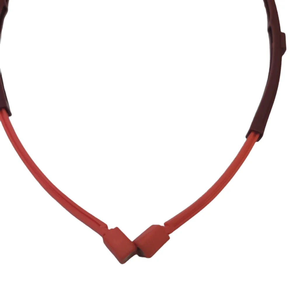 Kids Flexible Eyeglasses with magnetic Strap 180* red 👓